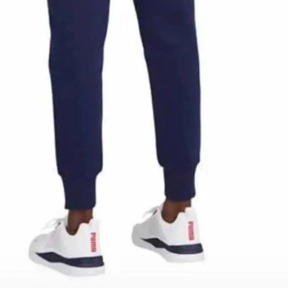 PUMA Men's Fleece Jogger Sweatpants X-Large Blue - Picture 3 of 6